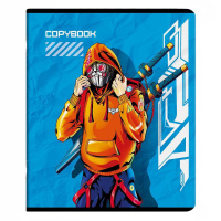 Тетрадь А5 48л кл. Феникс+ "Супергерои", выб.твин лак