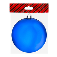 Ёлочный шар 10 см Синий, пластик