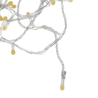 Гирлянда электрическая 10м 120LED светодиодная, нить, 8 режимов, 220В, шампань