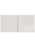 Скетчбук 190*190мм  20л., гребень, 200гр/м2 "Акварельный леопард" жестк.подложка