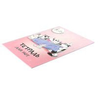 Тетрадь для нот А4 16л., вертик., скоба "Кошачий хор"