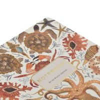 Записная книжка А5  40л. картон, мягк.пер. "Fauna. Deep Sea" лин.