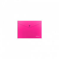 Конверт на кнопке С6 (203*129мм)  непрозр. Glossy Neon