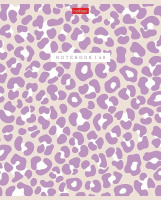 Тетрадь А5 48л кл. Hatber "LEO-принт" тисн., 5 диз.в блоке