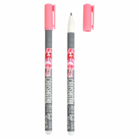 Ручка гелевая стираемая Феникс+ "Красотка" синяя, 0,5мм