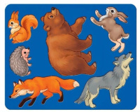 Трафарет "Лесные звери"