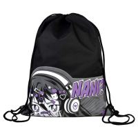 Мешок для обуви 1 отд, 360*480, светоотр. "Манга"