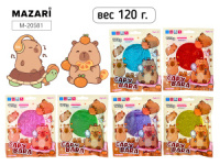 Слайм 120гр "Капибара" 6диз.