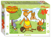 Пазлы   54 элемента  180*130мм. "Оранжевая корова"