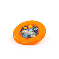 Летающая тарелка 20см, оранжевая