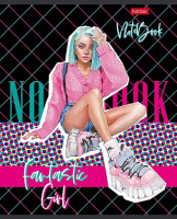 Тетрадь А5  60л кл. Hatber "Zoomer-girl" белизна 98%