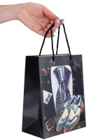 Пакет подар. бумажн. 18*23*10 см, 210гр/м2  Модный набор 3Dэлем.