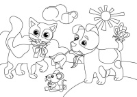 Раскраска А4 32стр. "Суперраскраска. В гости к животным" 3-5лет