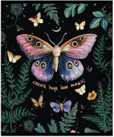 Тетрадь А5 48л кл. Полином "Волшебный лес" софт-тач, 4 дизайна