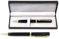 Ручка с пов.мех. в футляре "Melior G" шарик.,0,7мм, металл., синие чернила