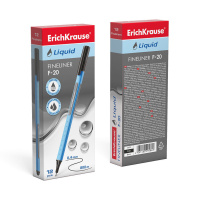 Ручка капиллярная Liquid F-20 0,4мм, черная