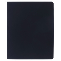 Тетрадь А5  96л кл. Hatber "SoloMatte. Черный бархат" софт-тач, запеч.тит.лист