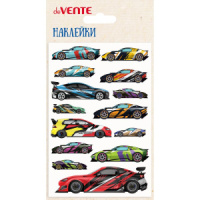 Наклейки декоративные объемные 10*15см  "Спорткары",мягкие, многоразовые Наклейки декоративные объемные 10*15см  "Спорткары",мягкие, многоразовые