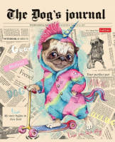 Тетрадь А5 48л кл. Hatber "Мопс_LIFE", белизна 98%