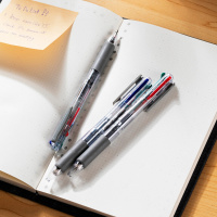 Ручка шар. многоцв. 4-х цветная, 0,7мм, резин.манжета