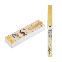 Ручка перьевая BV "Love me" 4 сменных картриджа