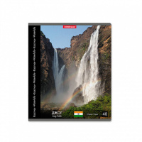 Тетрадь А5 48л  кл.,  "Водопады"
