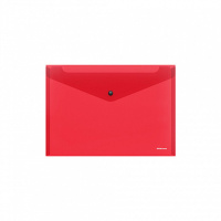 Конверт на кнопке В5 (282*229мм)  полупрозр. Glossy Classic, ассорти