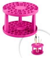 Подставка наст. для кистей, розовая