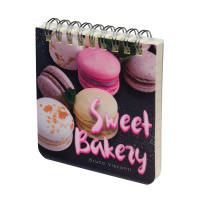 Блокнот 90*90мм пласт.обл.  60л "Pocket journal. Донат рулит!" лин