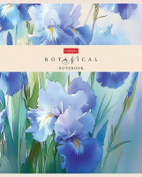 Тетрадь А5 48л кл. Hatber "Ботаника" софт-тач, запечат.оборот, 5 диз.в блоке