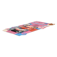 Закладки с липким краем (55*20мм)  4 цв, по 25л. "Коты" пластиковые