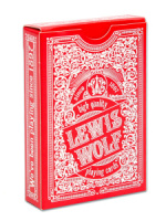 Карты игральные 54шт,  "Lewis &amp; Wolf" red, пластик