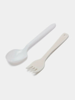 Ланч-бокс  800мл  "Совушка" с двумя отделениями и приборами