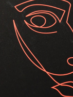 Скетчбук 165*165мм  48л., сшивка, 150гр/м2 "Salvador" тв.обл., софт-тач, резинка