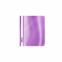 Скоросшив. пласт. А5+ прозр. верх.  Glossy Candy, 0,12/0,18мм ассорти