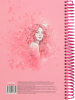 Скетчбук А5  64л., гребень, 100гр/м2 "Розовые мечты - 1" тв.обл.