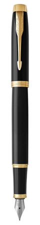 Parker IM Metal Перьевая ручка F321 Black GT сталь нержавеющая сталь