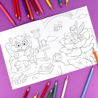 Раскраска "Раскраска для девочек. Фэнтези" А5  16стр.