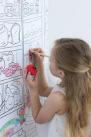 Раскраска 120*80см "Что скрывает холодильник"