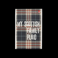 Блокнот А6  40л "Шотландка" скрепка, клетка, ассорти