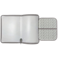 Папка д/труда А4 (325*230*25) 1отд. молния вокруг, пластик "Робот"