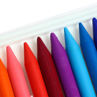 Мелки восковые ЛУЧ Волшебная палитра 18цв, круглые, в пластике