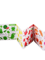 Книжка 150*142мм 12стр. "Книжка-гармошка. Цвета"