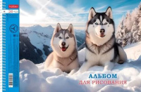 Альбом А4 24л гребень "Ассорти. Выпуск 3", перфорация на отрыв,  пл. 100 гр/м