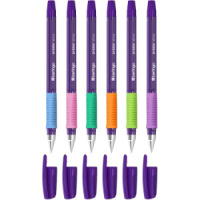 Ручка шариковая Berlingo "Aviator Envy" синяя, 0,7мм, грип, туба