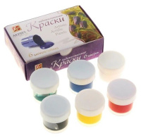Краски акрил  6 цв, 100гр