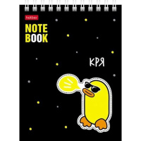 Блокнот А7  60л гребень "Утиные истории" клетка