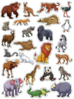 Игра магнитная "Дикие животные" 24 дет. 3+