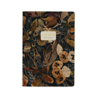 Записная книжка А5  40л. сшивка, обл.картон "Букет осени" кл.