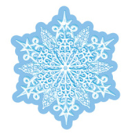 Вырубная фигурка 11*12см "Снежинка"